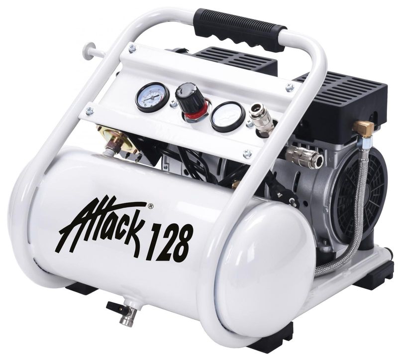 Gelins-KGK kompressor Attack 128 1 hk 8 l 9 bar oljefri