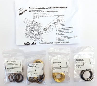 Kränzle manschettsats AQ pump RP