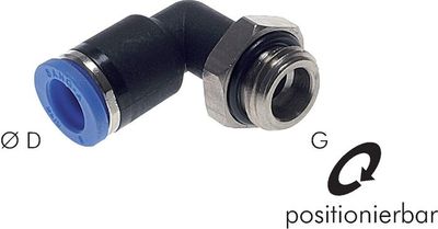 Gelins-KGK PA koppling 6 mm vinkel R3/8"