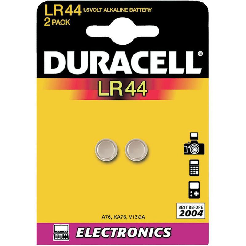DURACELL KNAPPCELLSBATTERI LR44-2P