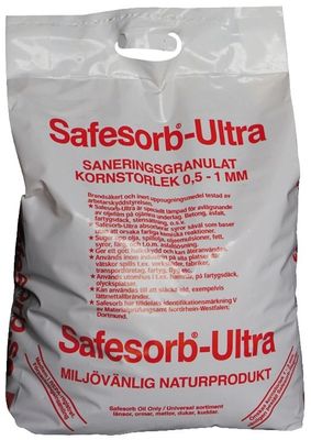 Indusafe saneringsmedel safesorb säck 10 kg