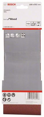 Bosch slipband 100x552 mm BFW K80 3 st