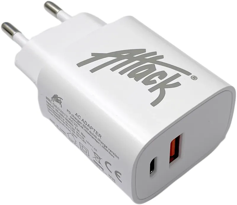Gelins-KGK usb-a och usb-c laddare 230V usb-c 20W usb-a 18W max 3A