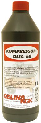 Gelins-KGK kompressorolja 68 1 l för kolvkompressorer
