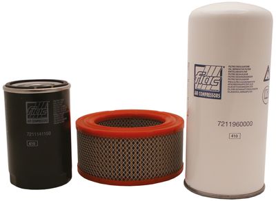 FIAC filtersats tkd 15 hk oljefilter/sep/luftfilter