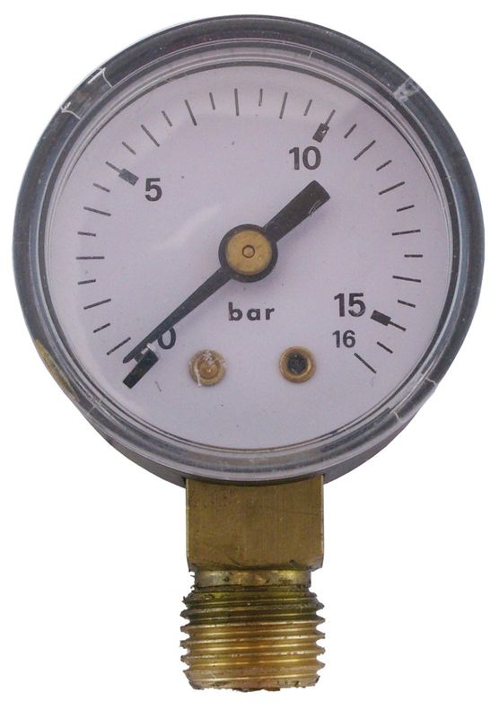 Impel manometer 1/4" 16 bar 40 mm ner