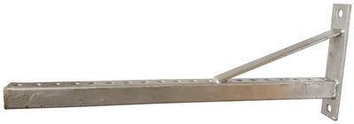 Gelins-KGK konsol med sträva L=500MM fästplatta 190x40MM. hål 13 mm
