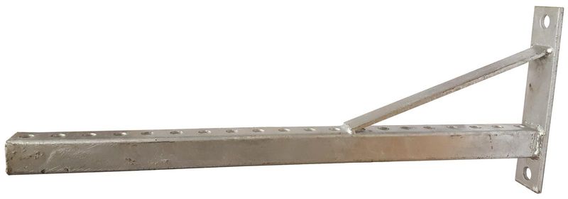Gelins-KGK konsol med sträva L=500MM fästplatta 190x40MM. hål 13 mm