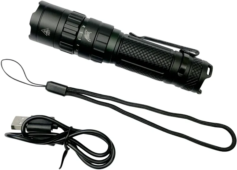 Gelins-KGK ficklampa med powerbank uppladdningsbar 2000 LM