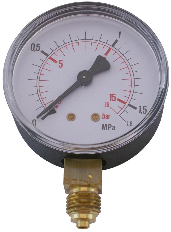 Impel manometer 1/4" 16 bar 63 mm ner