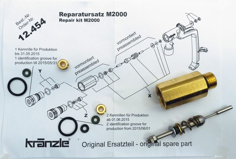 Kränzle repsats M2000 pistol