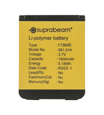 Suprabeam batteri 113645 1400 mah passar V3AIR