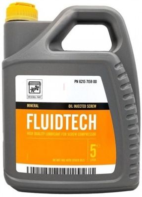 Gelins-KGK kompressorolja fluidtech 5 l för skruvkompressorer mineral