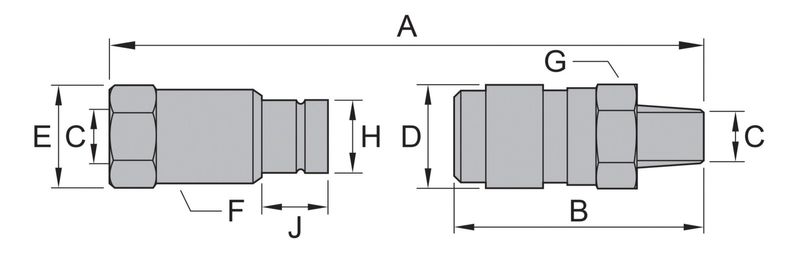 BVA slangbrottsnippel 3/8"