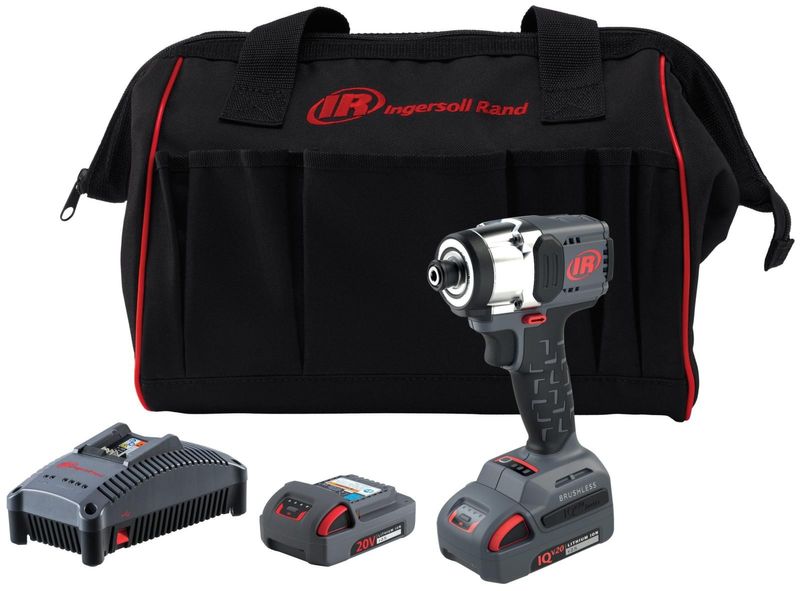 Ingersoll Rand batteriskruvdragare W3111-K22 bits 2 st batterier laddare