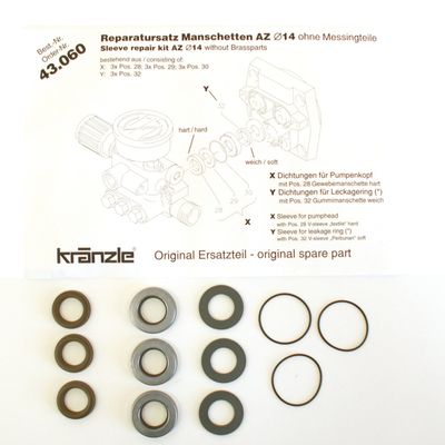 Kränzle manschettsats HD105 & 1150