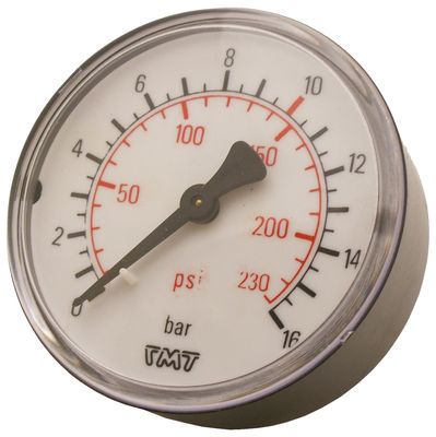 FIAC manometer 1/4" 16 bar 63 mm bak