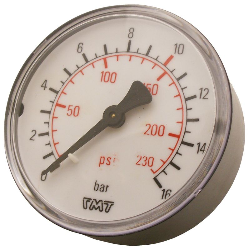 FIAC manometer 1/4" 16 bar 63 mm bak