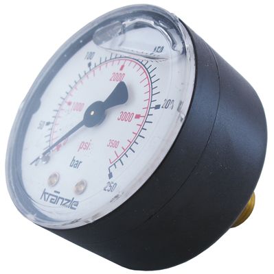 Kränzle manometer 1/4" 250 bar 50 mm bak glycerin lika K150393