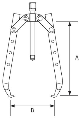 Jötek avdragare 10 ton kort 2/3-ARM