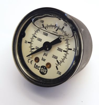 Kränzle manometer 1/8" 250 bar 42 mm bak glycerin junior