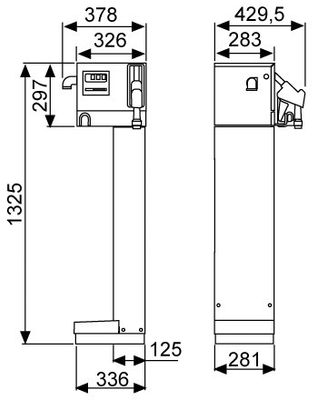 Piusi stativ för cube 55 - 72