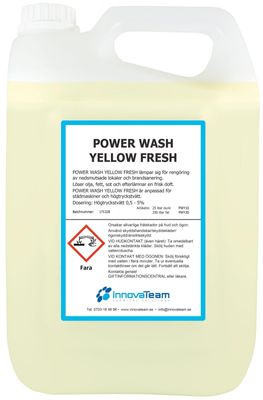 Innovateam power wash yellow fresh 5 l grovrengöring för skurmaskiner