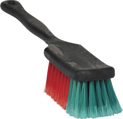 Vikan bilborste vts polyester röd/grön 57x410 mm