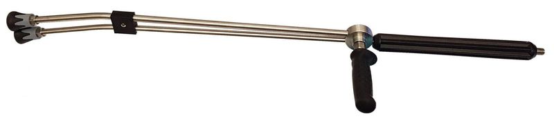 RM De Wit dubbelt spolrör sidoventil RF 1/4" utv 950 mm med handtag