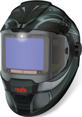 Telwin svetshjälm roundview LED 180 graders vidvinkel