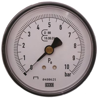 Ghiotto manometer 1/4" 10 bar 80 mm bak 4002300