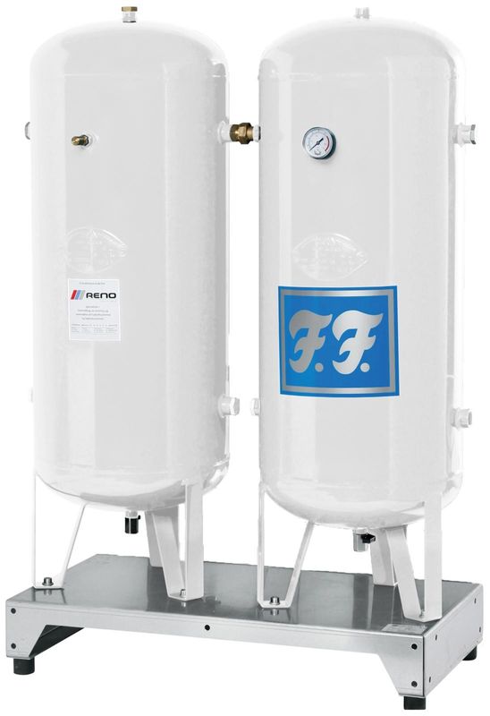 RENO luftbehållare 2x90 L stående 11 bar inkl armatursats