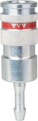 Gelins-KGK snabbkoppling 6 mm slang euro JWL 430, 25 bar heavy duty