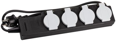 Amiga grenuttag låda 4xUTTAG lock 16A/230V