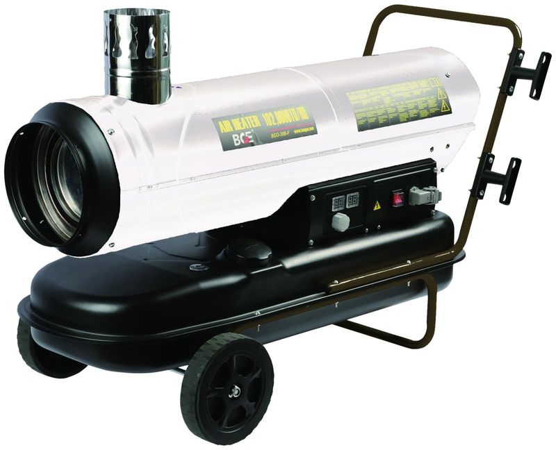 Gelins-KGK dieselkanon 30kW med skorsten