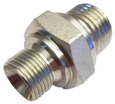 Gelins-KGK sexkantnippel stål 3/8"x1/2" U