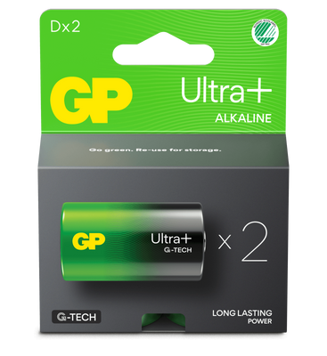 Gelins-KGK batteri GP D/2-PACK blister LR20 ultra plus
