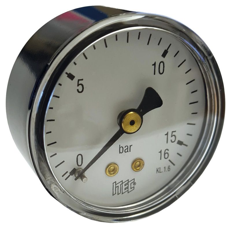 Impel manometer 1/4" 16 bar 50 mm bak