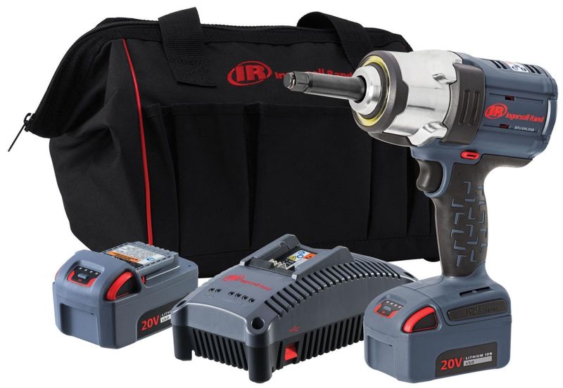 Ingersoll Rand batterimutterdragare W7252-K22 1/2" lång tapp 2 st batterier