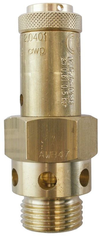 Herose säkerhetsventil 1/4" 6 bar