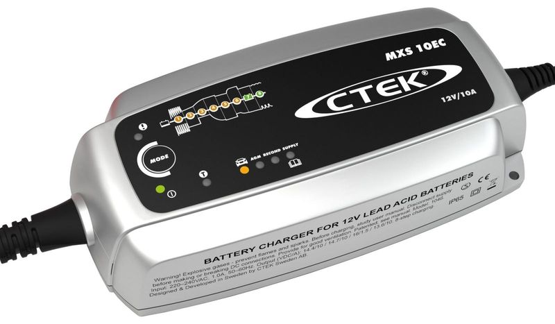 CTEK batteriladdare CTEK MXS10 EC 12V 4 m kabel