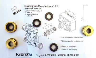 Kränzle manschettsats K1050
