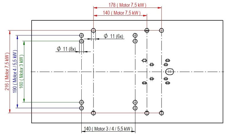 RM De Wit väggkonsol RF 270x270x500 mm max 80 kg