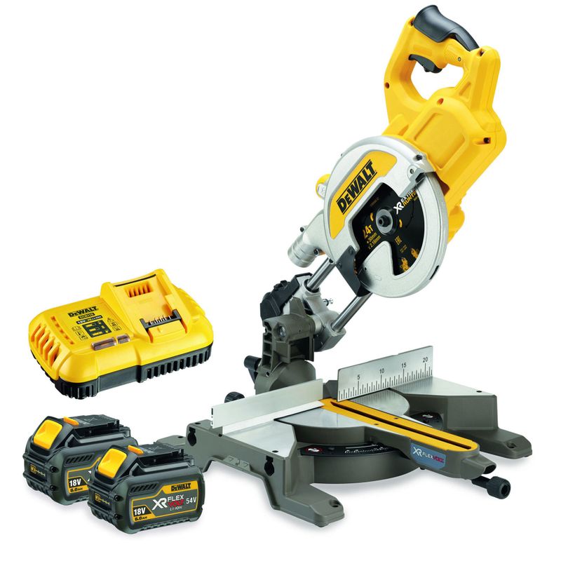 DeWalt DCS777T2 Kap-/Geringsåg FlexVolt 216mm 54V (2x2,0ah)