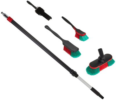 Vikan bilrengörings kit röd/grön pbt 140x280 mm
