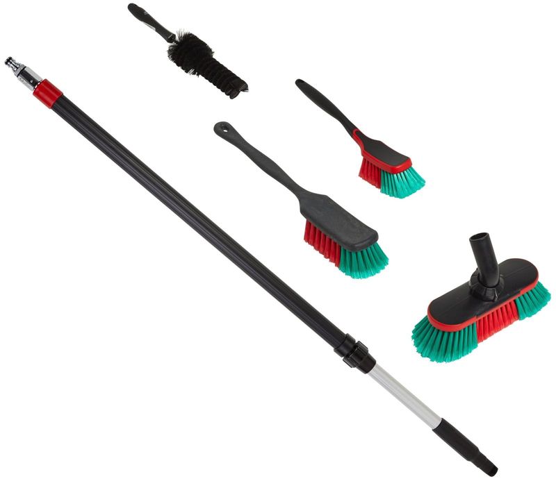 Vikan bilrengörings kit röd/grön pbt 140x280 mm