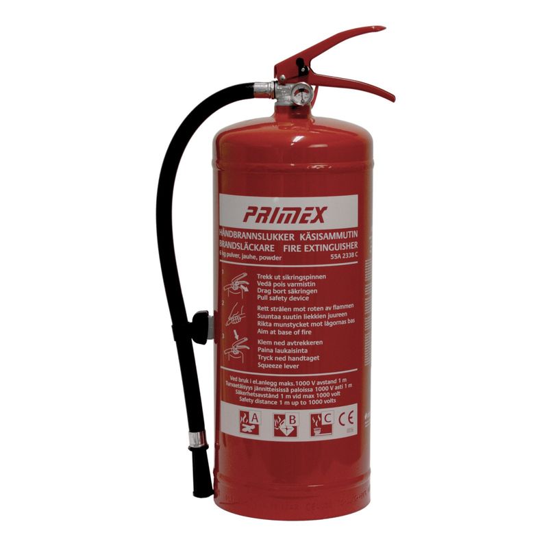 Gelins-KGK brandsläckare pulver 6 kg primex 55A 233B C