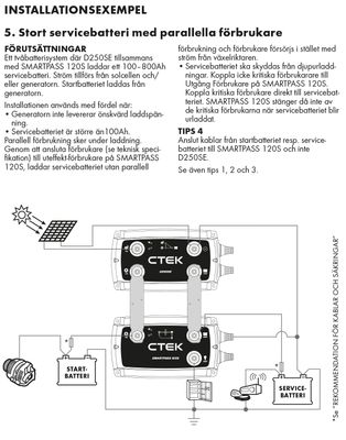 CTEK batteriladdare CTEK D250SE 12V