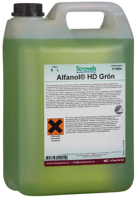 Clemondo alfanol HD grön 5 L fordonstvätt