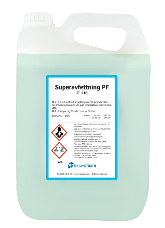 Innovateam superavfettning PF 5 l